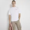 White oversized fit camo graphic t-shirt sold by River Island