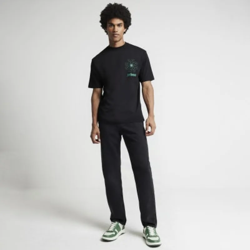 Black regular fit Prince graphic t-shirt sold by River Island