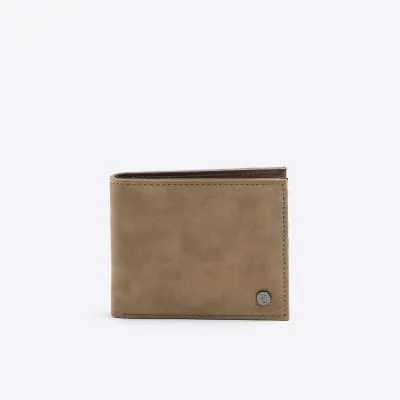Stone suedette wallet sold by River Island
