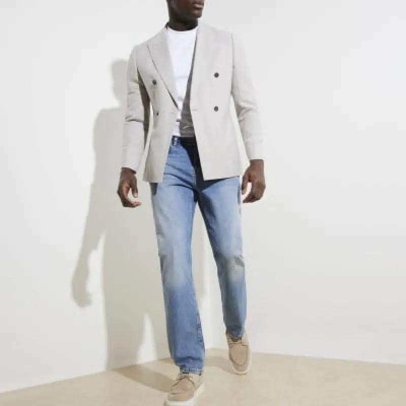 Beige suede boat shoes sold by River Island