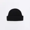 Black knitted docker beanie sold by River Island