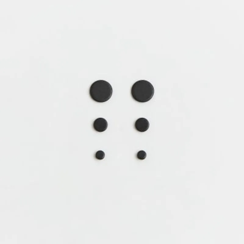 Black multipack tunnel earrings sold by River Island