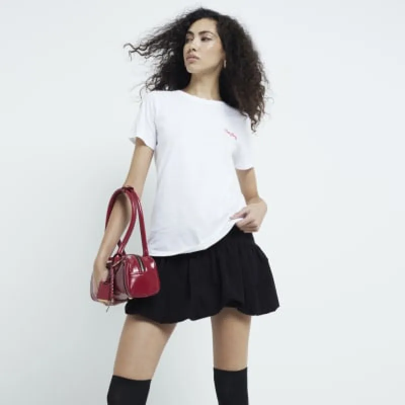 White Betty Boop Back Graphic T-shirt sold by River Island