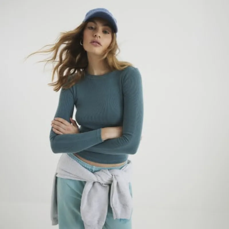 Green Long Sleeved T-Shirt sold by River Island