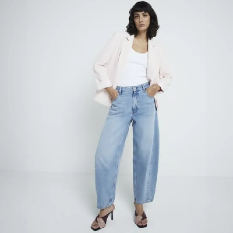 Pink rolled sleeve blazer sold by River Island