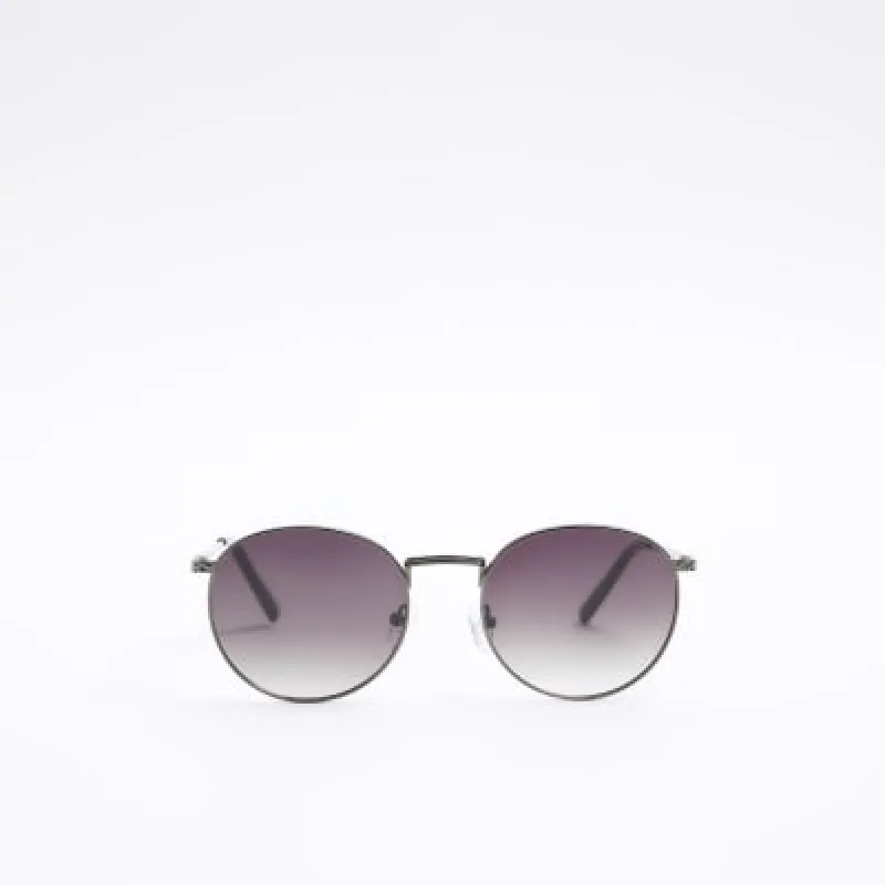 Grey round sunglasses sold by River Island