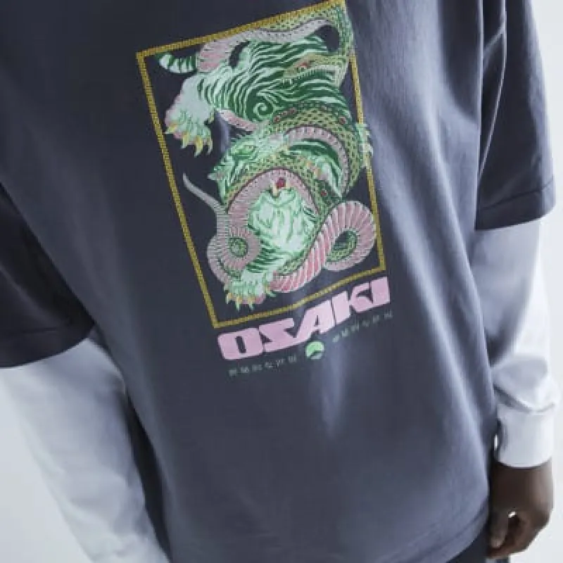 Black Short Sleeve Japanese Osaki T-Shirt Set sold by River Island