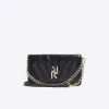 Black chain strap cross body purse sold by River Island