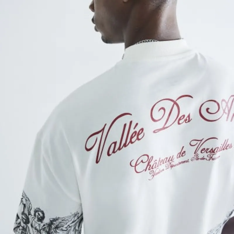 Beige Short Sleeve Vallée Des Angels T-Shirt sold by River Island