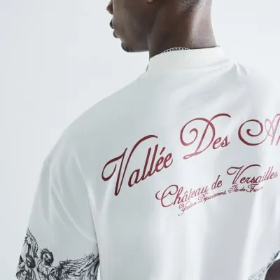 Beige Short Sleeve Vallée Des Angels T-Shirt sold by River Island