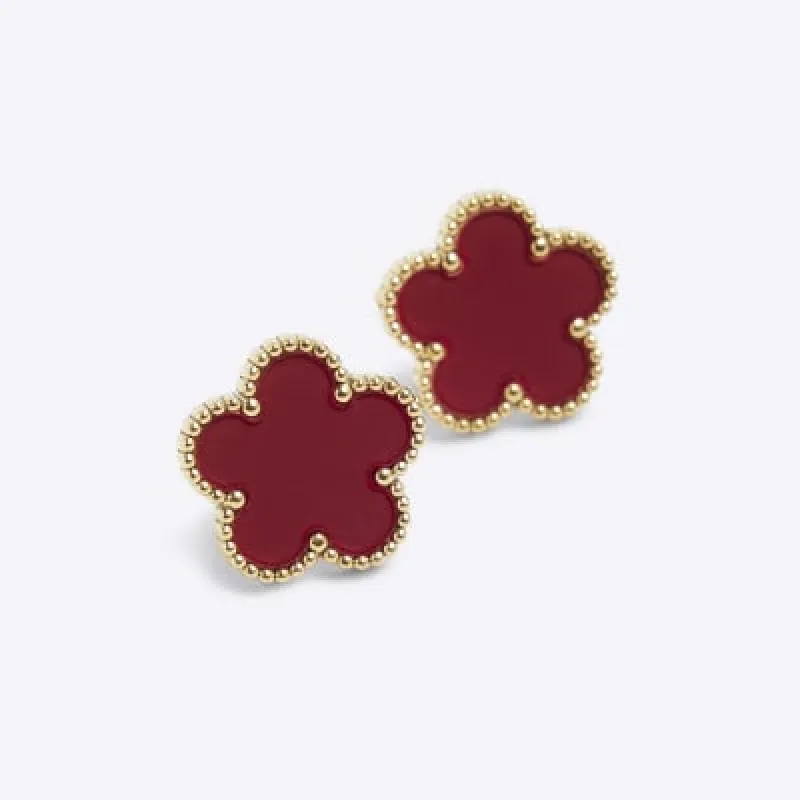 Red Clover Stud Earrings sold by River Island