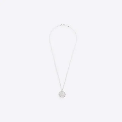 Premium Silver Compass Necklace sold by River Island
