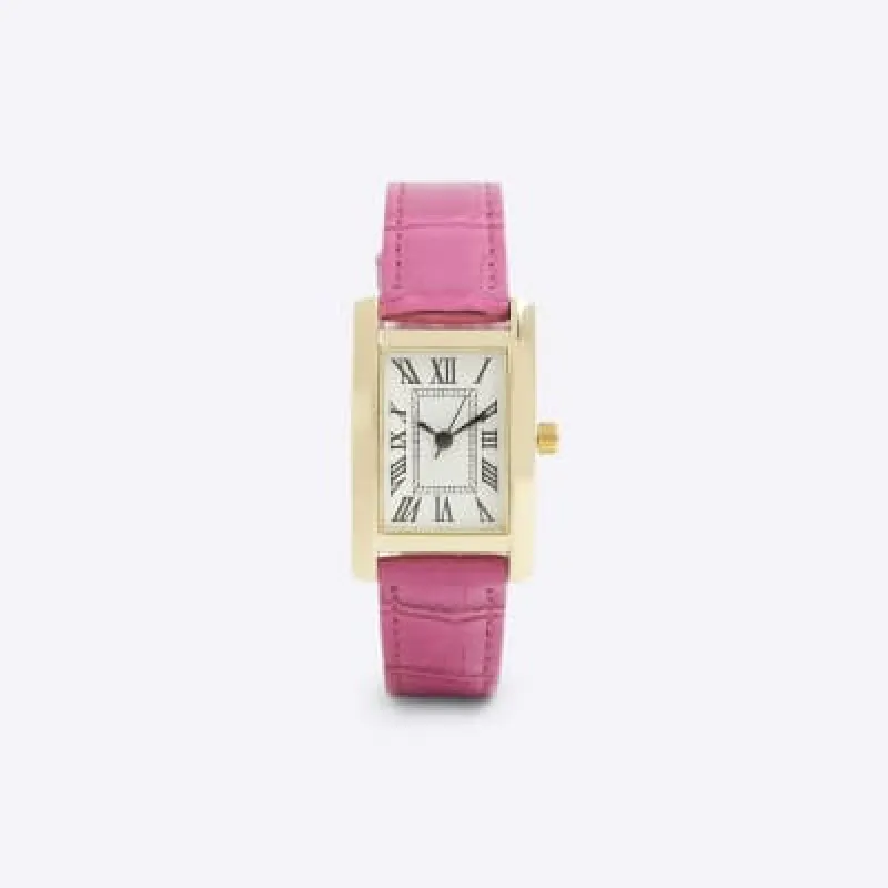 Pink Leather Watch sold by River Island