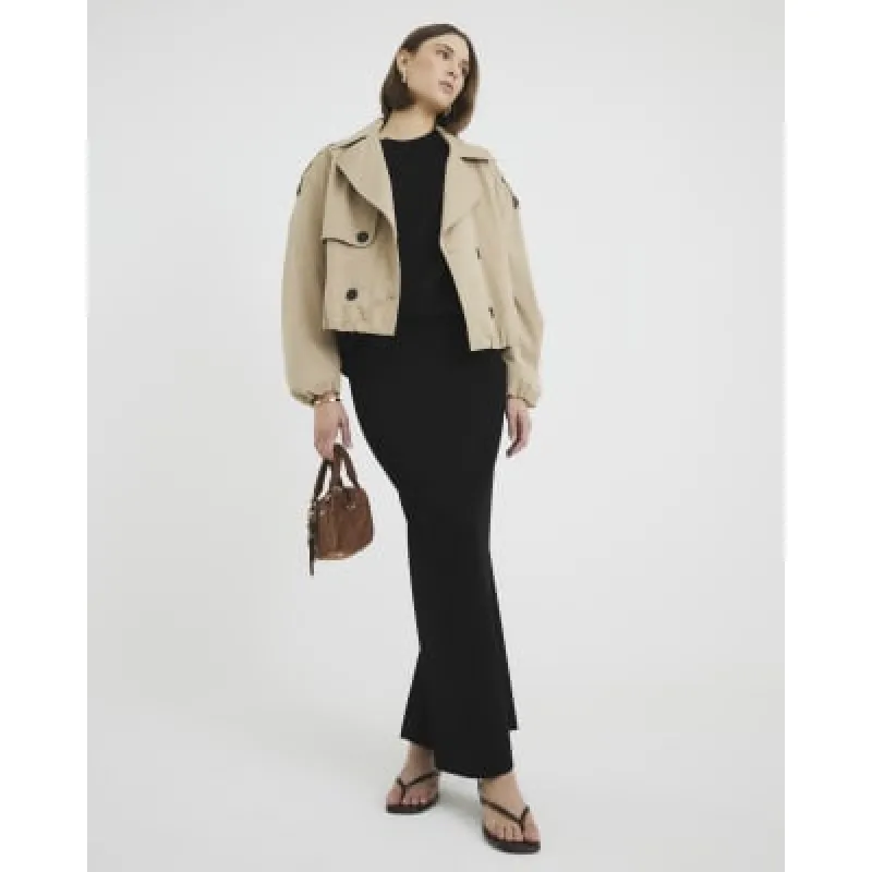 Black Short Sleeve Oversized T-Shirt sold by River Island