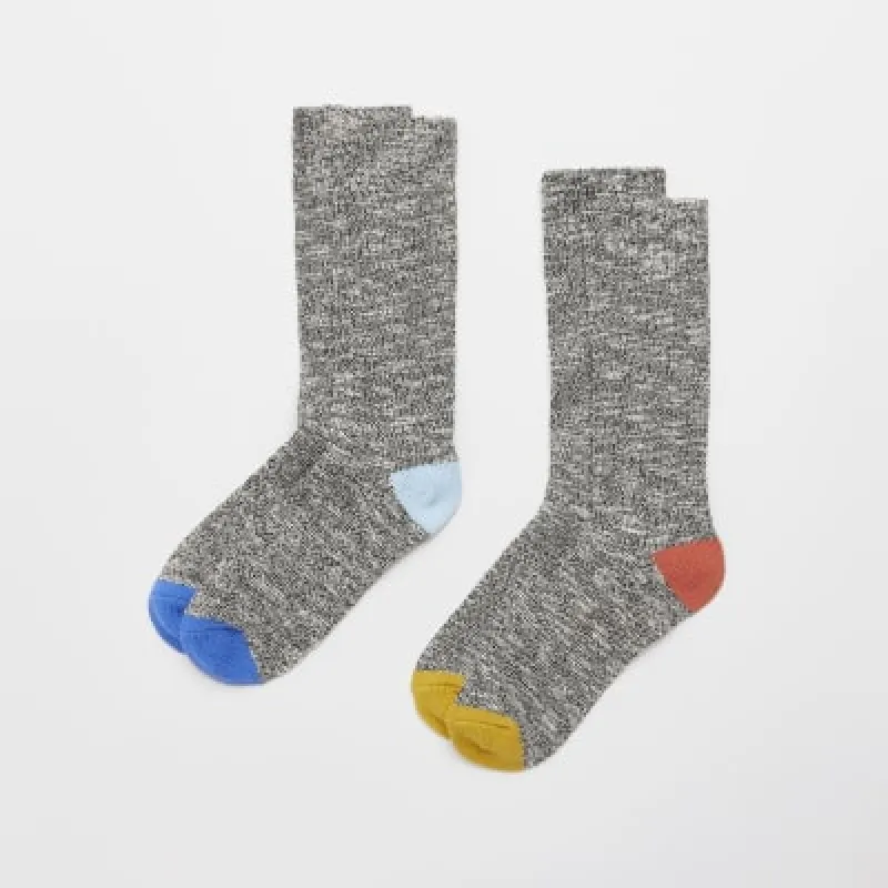 Grey multipack of 2 colour block socks sold by River Island