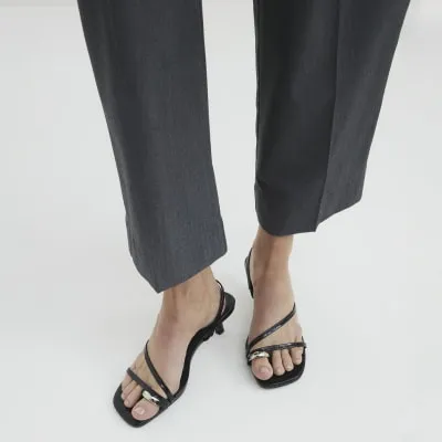 Black Kitten Heel Mule sold by River Island