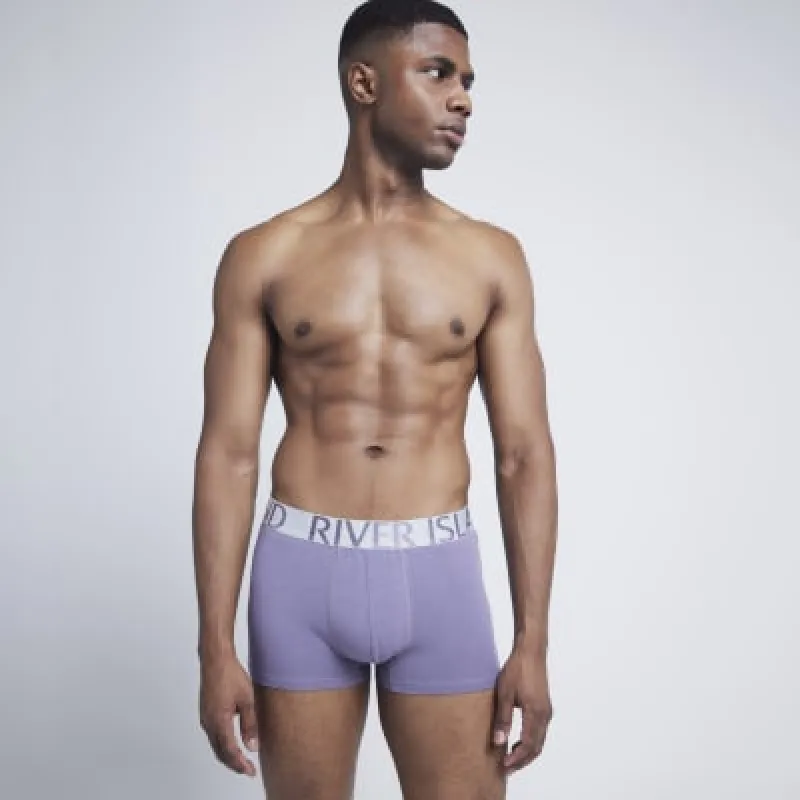 Grey 4 Pack  Regular fit RI trunks sold by River Island