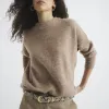 Brown Knitted Oversized Jumper sold by River Island