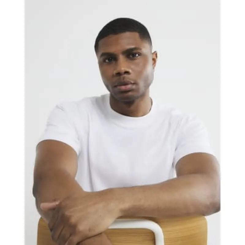 White Regular Fit Embroidery T-Shirt sold by River Island