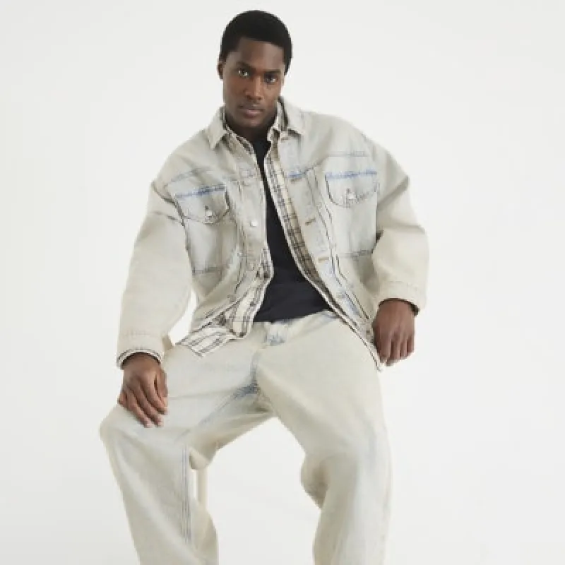 Blue Denim Jacket  sold by River Island