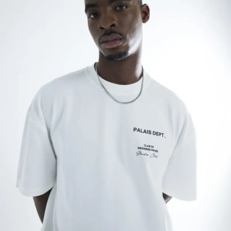 White Palaise Dept T-Shirt sold by River Island