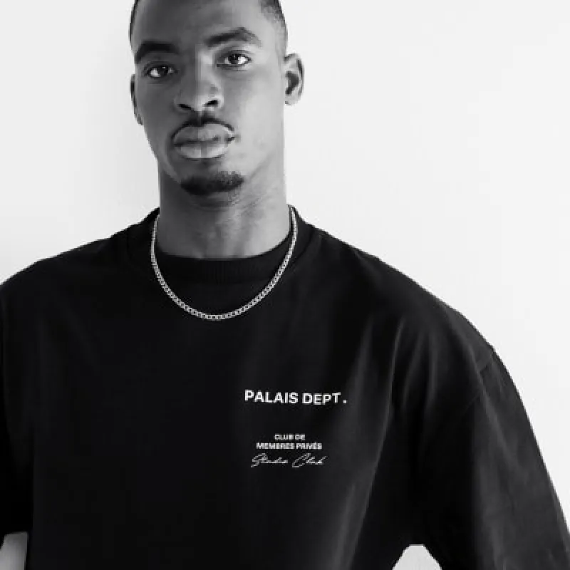 Black Palaise Dept T-Shirt sold by River Island