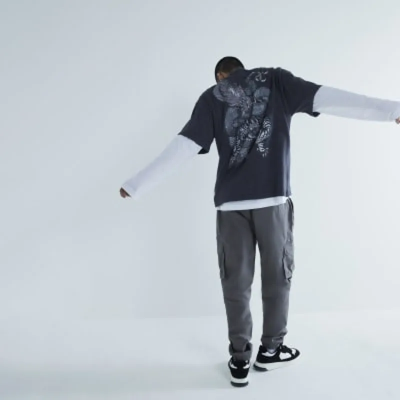 Black Dragon T-Shirt sold by River Island