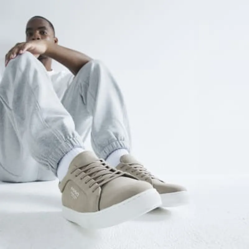 Grey Cupsole Trainers sold by River Island