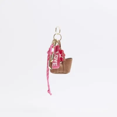 Pink Bag Charm sold by River Island