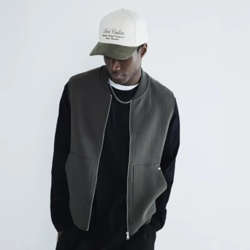 Khaki Quilt Gilet sold by River Island