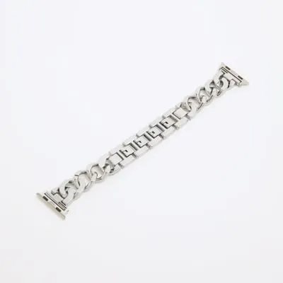 Silver Crystal Digital Watch Strap sold by River Island