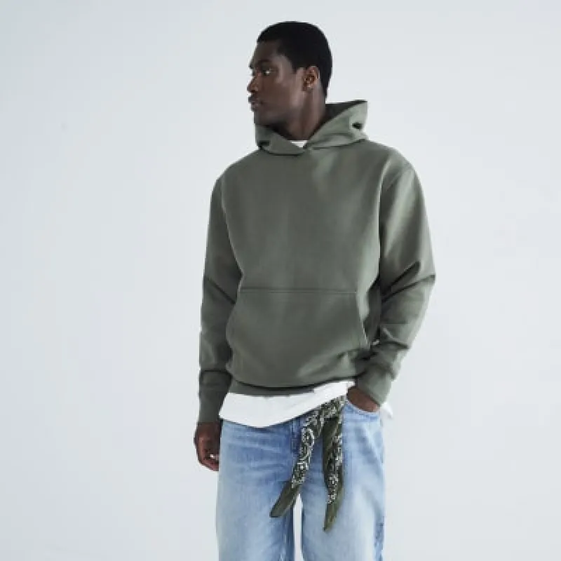 Khaki Long Sleeve Essential Hoodie sold by River Island
