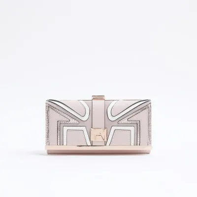 Pink Cut Out Design Purse sold by River Island