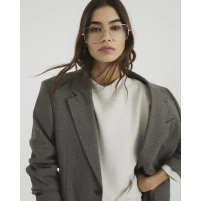 Beige Long Sleeve Cosy Top sold by River Island