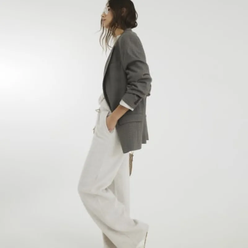 Beige Cosy Wide Leg Trousers sold by River Island