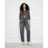 Grey Relaxed Barrel Jeans sold by River Island