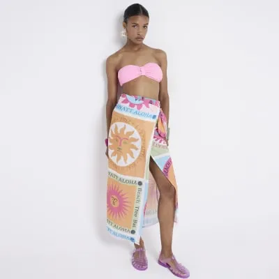 Pink Caged Jelly Sandals sold by River Island