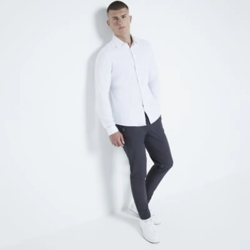 Grey Skinny Fit Chino Trousers sold by River Island