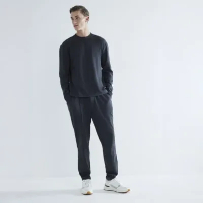 Grey Slim Cuffed Joggers sold by River Island