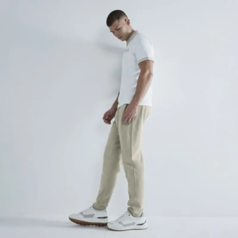 Stone Slim Fit Joggers sold by River Island