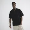 Black Oversized Fit Short Sleeve T-Shirt sold by River Island