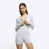 Grey long sleeve lounge onesie sold by River Island