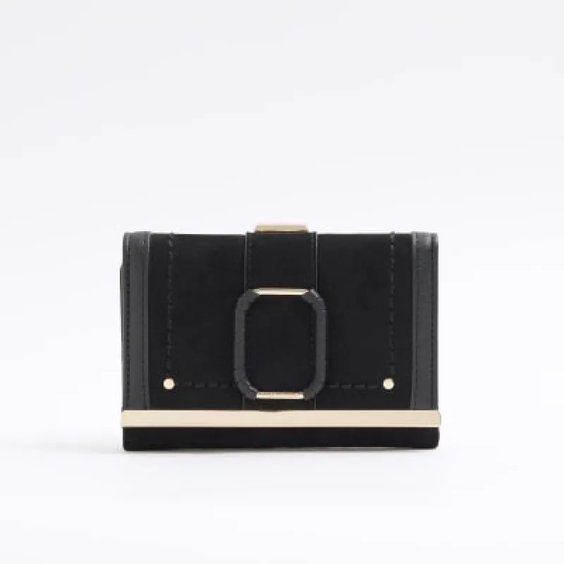 Black buckle purse sold by River Island