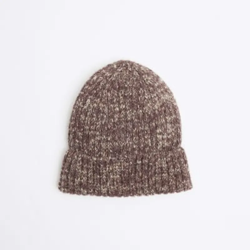 Red Chunky Twist Beanie sold by River Island