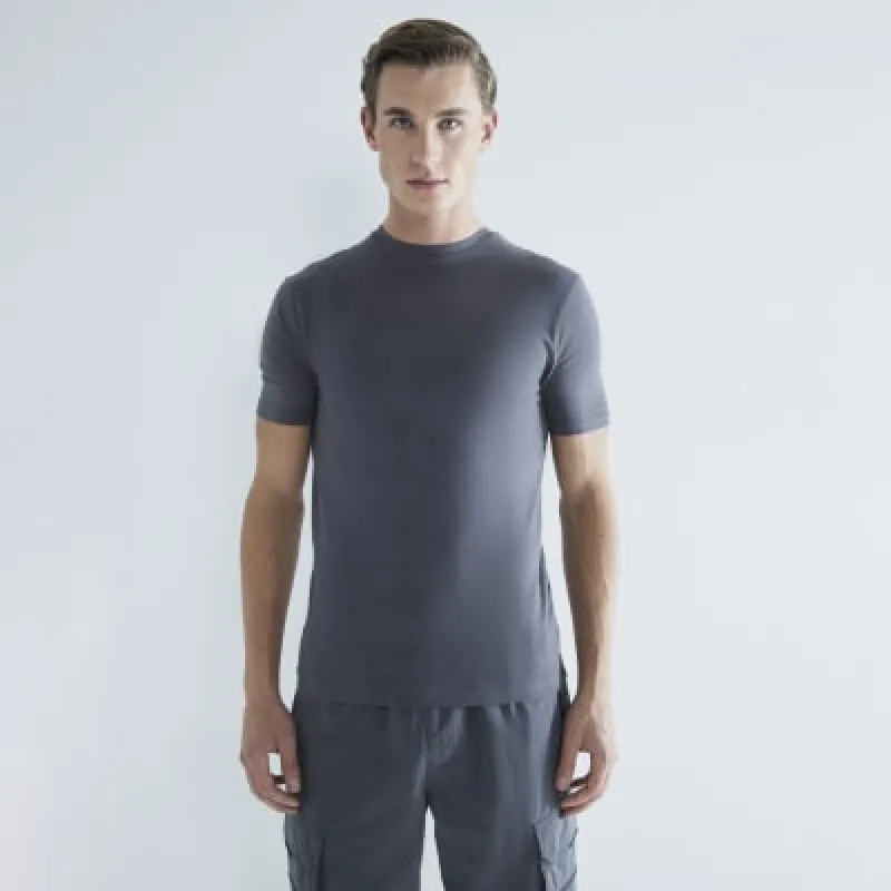 Grey Muscle Fit Mixed 3 Pack T-Shirt sold by River Island
