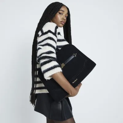 Black cross body tote bag sold by River Island