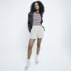 Beigee Cotton Tailored Short sold by River Island