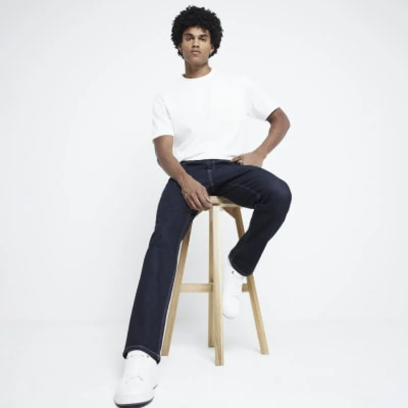 Blue skinny fit jeans sold by River Island