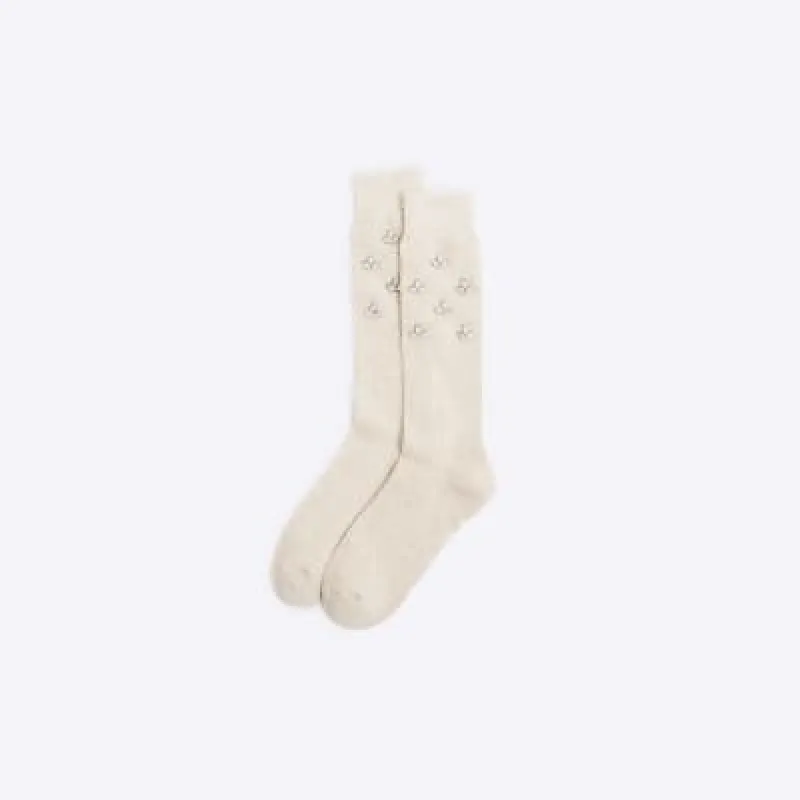 Beige Embellished Sock sold by River Island