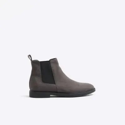 Grey Chelsea Boots sold by River Island